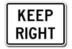 Keep Right (Wording)