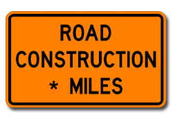 Road Construction _ Miles 60" X 36"