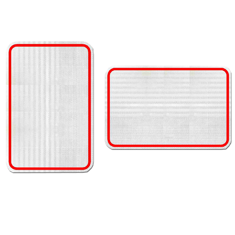 White Blanks With Red Border