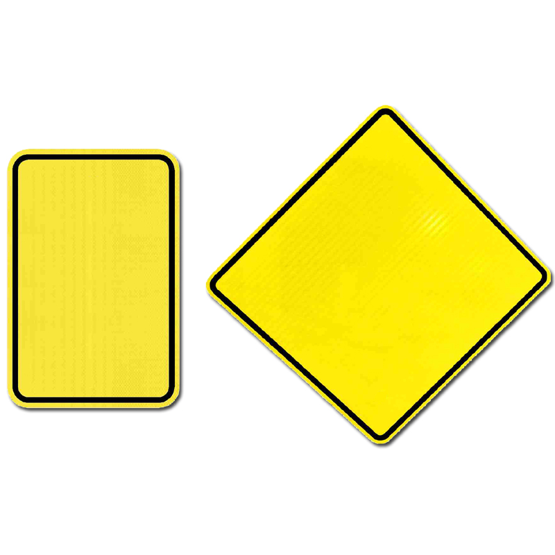 Yellow Blanks With Black Border