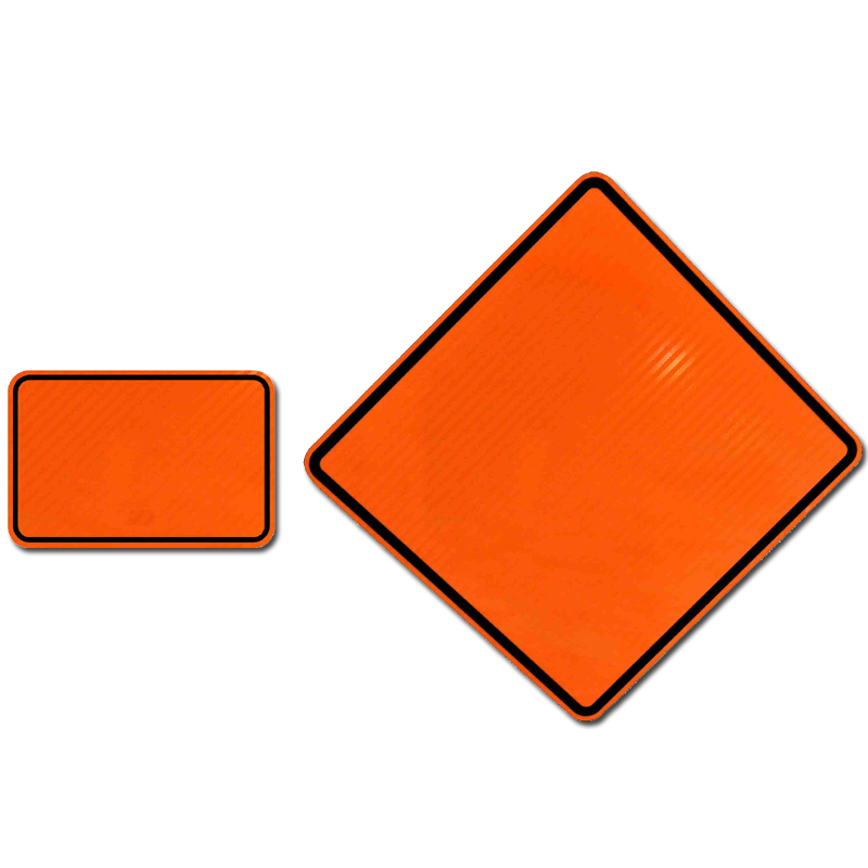 Orange Blanks With Black Border - Diamond Grade