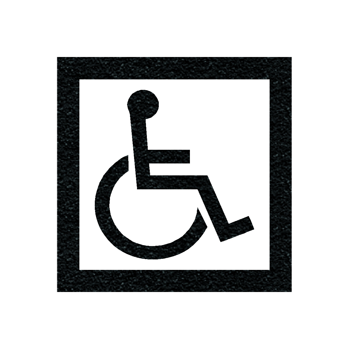 Handicap Stencil